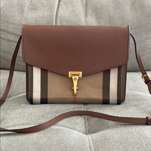 Burberry Brown and Tan Crossbody Bag - Picture 1 of 7